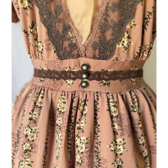 Axes Femme Lolita Himekaji Jirai Kawaii Dollcore Whimsigoth Victorian Dress M - Picture 3 of 10